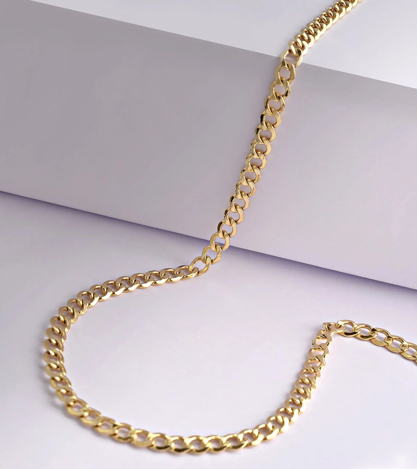 Gold Chain Necklace Collection - 14K Solid Yellow Gold Filled Miami Cuban Curb Link Chain Necklaces for Women and Men with Different Sizes (2.7Mm, 3.6Mm, 4.5Mm, or 5.5Mm)